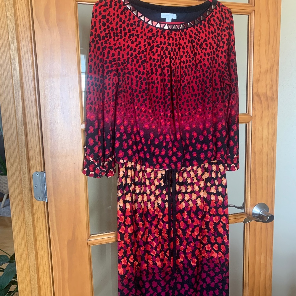 Women's London Times 3/4 Sleeve Blouson Dress size 6